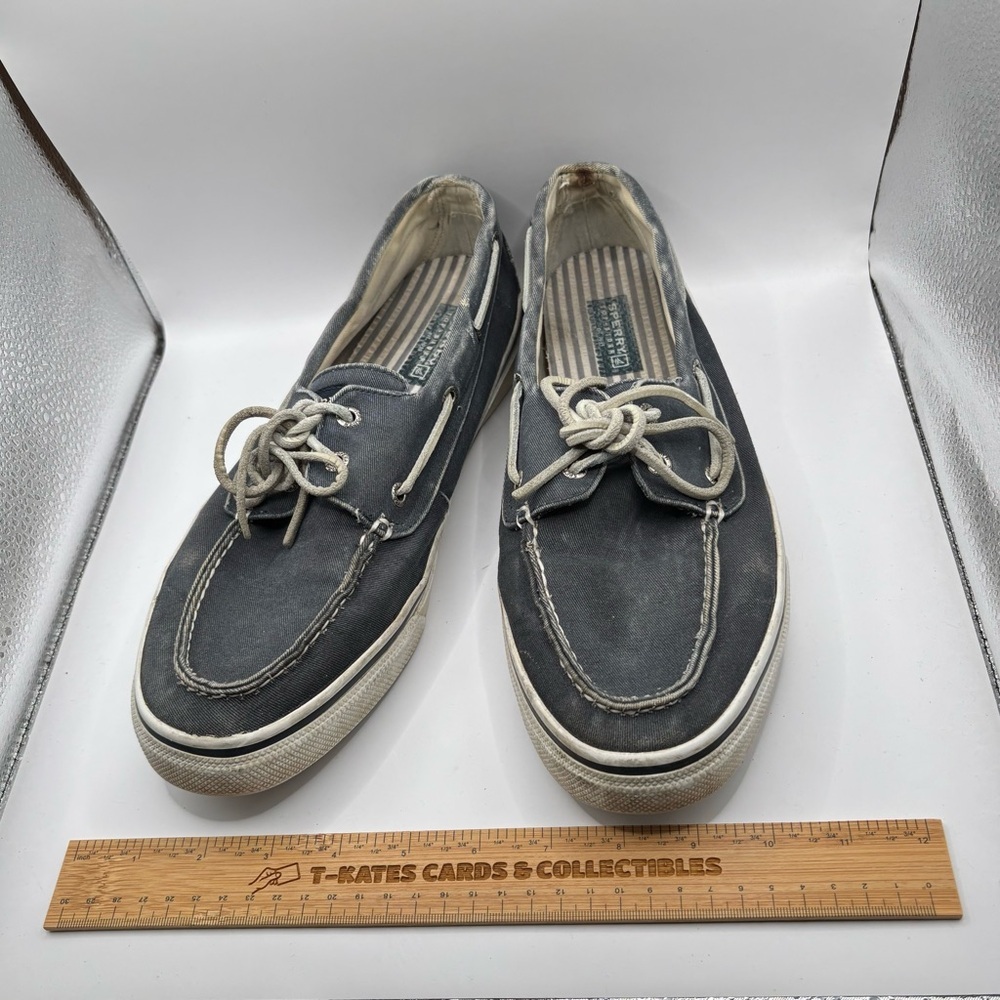 Sperry Topsider Boat Shoes –Navy Blue- men’s – size 12
